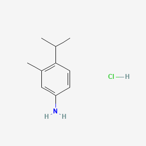 molecular formula C10H16ClN B1304830 3-Methyl-4-isopropylaniline hydrochloride CAS No. 4534-11-6