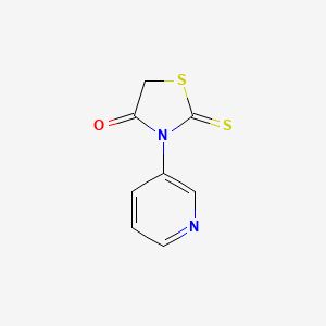 molecular formula C8H6N2OS2 B1304836 3-(Pyridin-3-yl)-2-sulfanylidene-1,3-thiazolidin-4-one CAS No. 99419-73-5