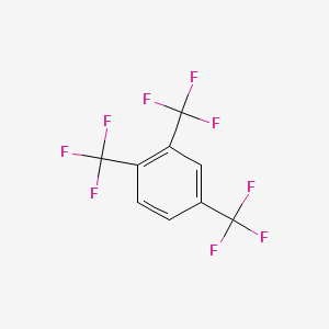 molecular formula C9H3F9 B1304851 1,2,4-Tris(trifluoromethyl)benzene CAS No. 393-05-5