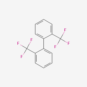 molecular formula C14H8F6 B1304852 2,2'-Bis(trifluoromethyl)biphenyl CAS No. 567-15-7