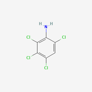 molecular formula C6H3Cl4N B1304854 2,3,4,6-四氯苯胺 CAS No. 654-36-4