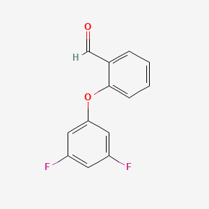 molecular formula C13H8F2O2 B1304857 2-(3,5-Difluorophenoxy)benzenecarbaldehyde CAS No. 886361-01-9