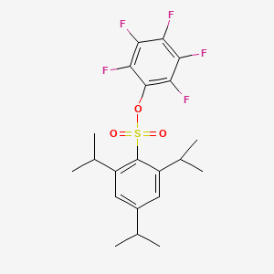 B1304882 2,3,4,5,6-Pentafluorophenyl 2,4,6-triisopropylbenzenesulfonate CAS No. 886361-20-2