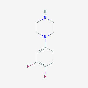 molecular formula C10H12F2N2 B1304888 1-(3,4-Difluorophenyl)piperazine CAS No. 255893-57-3