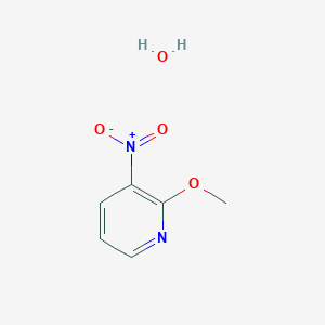 molecular formula C6H8N2O4 B13048950 2-Methoxy-3-nitropyridine hydrate 