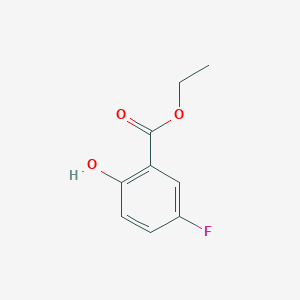 molecular formula C9H9FO3 B1304896 Ethyl 5-fluoro-2-hydroxybenzoate CAS No. 443-12-9