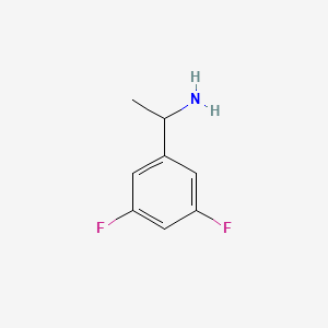 molecular formula C8H9F2N B1304899 1-(3,5-二氟苯基)乙胺 CAS No. 321318-29-0