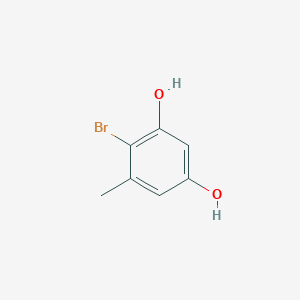 molecular formula C7H7BrO2 B1304910 4-溴-5-甲基苯-1,3-二酚 CAS No. 3446-04-6