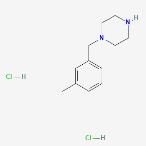 molecular formula C12H20Cl2N2 B1304913 1-(m-Methylbenzyl)piperazine dihydrochloride CAS No. 5321-61-9