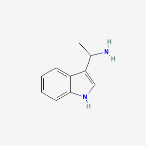 molecular formula C10H12N2 B1304924 1-(1H-indol-3-yl)ethanamine CAS No. 19955-83-0