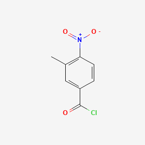 molecular formula C8H6ClNO3 B1304925 3-Methyl-4-nitrobenzoyl chloride CAS No. 35675-46-8