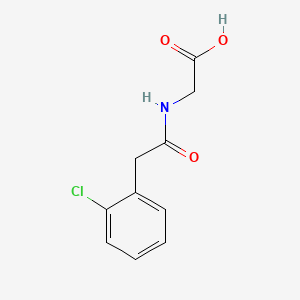 Glycine, N-((2-chlorophenyl)acetyl)-