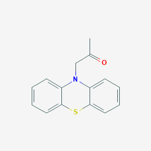 molecular formula C15H13NOS B130494 1-(10H-Phenothiazin-10-YL)propan-2-one CAS No. 15375-56-1