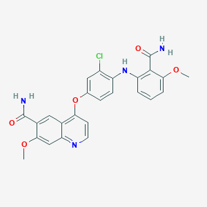 molecular formula C25H21ClN4O5 B13049415 Lenvatinib impurity 2 