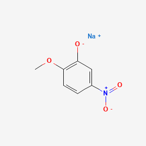 molecular formula C7H7NNaO4 B1304942 Sodium 2-methoxy-5-nitrophenolate CAS No. 67233-85-6