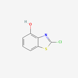 molecular formula C7H4ClNOS B1304945 2-chlorobenzo[d]thiazol-4-ol CAS No. 71501-29-6