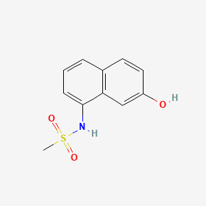 molecular formula C11H11NO3S B1304948 N-(7-hydroxynaphthalen-1-yl)methanesulfonamide CAS No. 78182-14-6