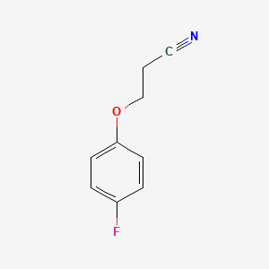 molecular formula C9H8FNO B1304954 3-(4-Fluorophenoxy)propanenitrile CAS No. 85169-02-4