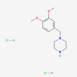 Piperazine, 1-veratryl-, dihydrochloride