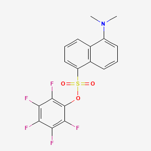 2,3,4,5,6-Pentafluorophenyl 5-(dimethylamino)-1-naphthalenesulfonate