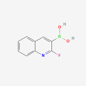 molecular formula C9H7BFNO2 B1304976 2-Fluoroquinoline-3-boronic acid CAS No. 745784-10-5