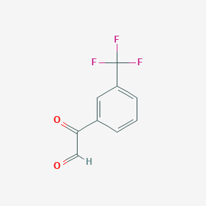 molecular formula C9H5F3O2 B1304980 3-(Trifluoromethyl)phenylglyoxal CAS No. 38923-38-5