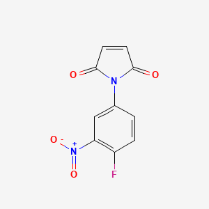 molecular formula C10H5FN2O4 B1304982 1-(4-氟-3-硝基苯基)-1H-吡咯-2,5-二酮 CAS No. 67154-40-9