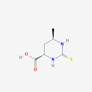 molecular formula C6H10N2O2S B130503 (4S,6R)-6-Methyl-2-thioxohexahydropyrimidine-4-carboxylic acid CAS No. 155782-52-8