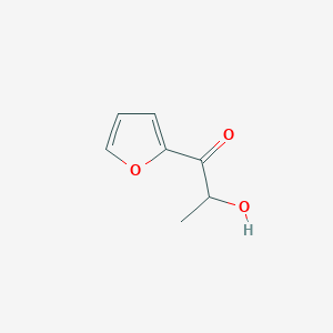 molecular formula C7H8O3 B130504 1-(Furan-2-yl)-2-hydroxypropan-1-one CAS No. 152723-25-6