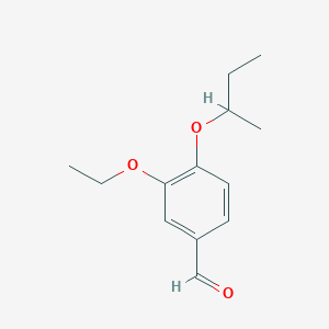 molecular formula C13H18O3 B1305067 4-Sec-butoxy-3-ethoxybenzaldehyde CAS No. 915907-98-1