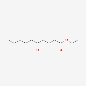 molecular formula C12H22O3 B1305073 Ethyl 5-oxodecanoate CAS No. 93919-00-7