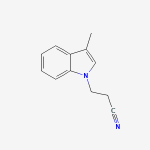 3-(3-Methyl-1H-indol-1-yl)propanenitrile