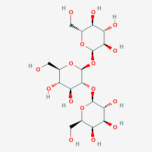 molecular formula C18H32O16 B130509 Glucosyl-O-galactosyl-(1-4)glucoside CAS No. 141781-71-7