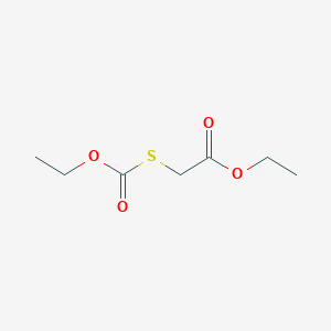 B1305091 Ethyl 2-[(ethoxycarbonyl)thio]acetate CAS No. 52790-15-5