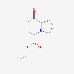 Ethyl 8-oxo-5,6,7,8-tetrahydroindolizine-5-carboxylate