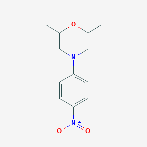 molecular formula C12H16N2O3 B1305096 2,6-二甲基-4-(4-硝基苯基)吗啉 CAS No. 29842-64-6