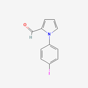 molecular formula C11H8INO B1305098 1-(4-iodophenyl)-1H-pyrrole-2-carbaldehyde CAS No. 261178-18-1