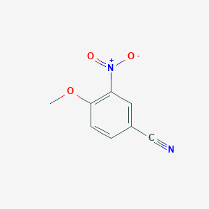 molecular formula C8H6N2O3 B1305115 4-Methoxy-3-nitrobenzonitrile CAS No. 33224-23-6
