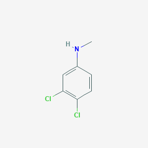 molecular formula C7H7Cl2N B1305121 3,4-Dichloro-N-methylaniline CAS No. 40750-59-2
