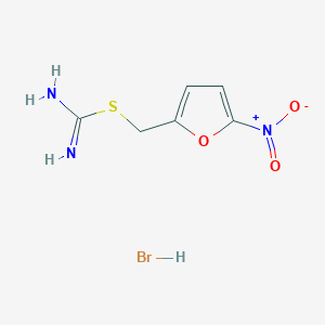 (5-Nitrofuran-2-yl)methyl carbamimidothioate hydrobromide