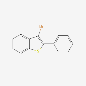 molecular formula C14H9BrS B13051310 3-Bromo-2-phenylbenzo[b]thiophene 