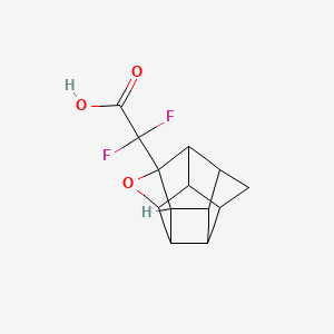 molecular formula C13H12F2O3 B1305132 Crotonylbromide CAS No. 253607-91-9
