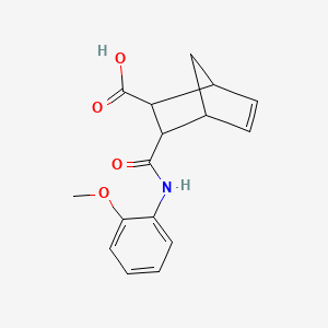 molecular formula C16H17NO4 B1305134 3-(2-Methoxy-phenylcarbamoyl)-bicyclo[2.2.1]hept-5-ene-2-carboxylic acid CAS No. 61894-11-9