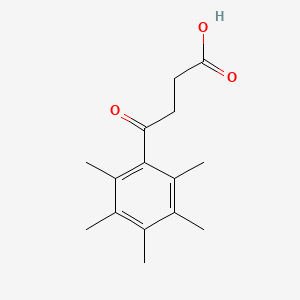molecular formula C15H20O3 B1305148 4-(2,3,4,5,6-Pentamethylphenyl)-4-oxobutyric acid CAS No. 765269-95-2