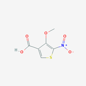 molecular formula C6H5NO5S B1305181 4-methoxy-5-nitro-thiophene-3-carboxylic Acid 