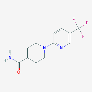 1-[5-(Trifluoromethyl)pyridin-2-yl]piperidine-4-carboxamide