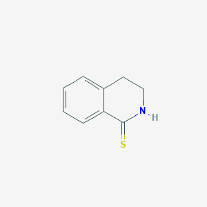 molecular formula C9H9NS B1305212 1,2,3,4-Tetrahydroisoquinoline-1-thione CAS No. 6552-60-9