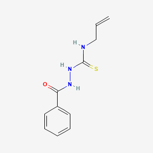molecular formula C11H13N3OS B1305214 N-Allyl-2-benzoylhydrazinecarbothioamide CAS No. 26029-04-9