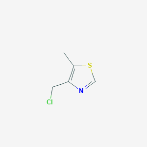 molecular formula C5H6ClNS B130522 4-(Chloromethyl)-5-methylthiazole CAS No. 141305-54-6