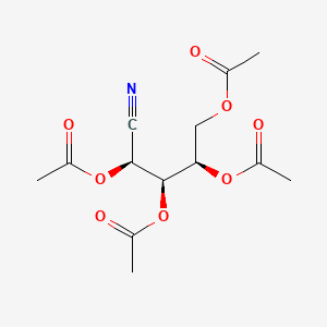 molecular formula C13H17NO8 B1305222 2,3,4,5-Tetra-O-acetyl-D-ribononitrile 